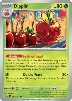 Dipplin 010/131 Uncommon card from Prismatic Evolutions