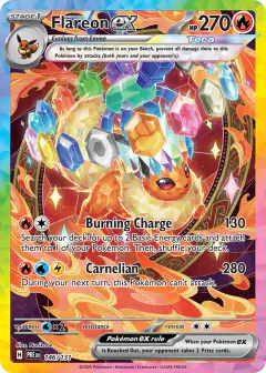 Flareon ex 146/131 Special Illustration Rare card from Prismatic Evolutions