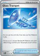 Glass Trumpet 110/131 Uncommon card from Prismatic Evolutions