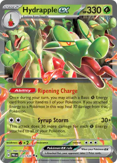 Hydrapple ex 011/131 Double Rare card from Prismatic Evolutions