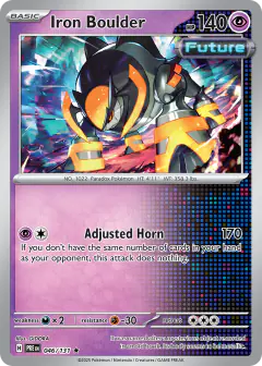 Iron Boulder 046/131 Rare card from Prismatic Evolutions