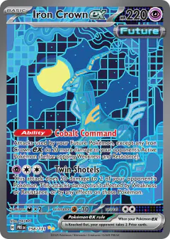Iron Crown ex 158/131 Special Illustration Rare card from Prismatic Evolutions