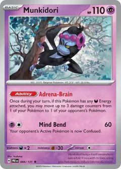 Munkidori 044/131 Rare card from Prismatic Evolutions