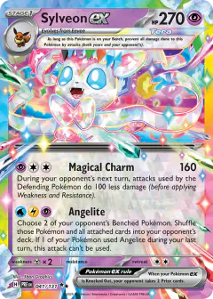 Sylveon ex 041/131 Double Rare card from Prismatic Evolutions