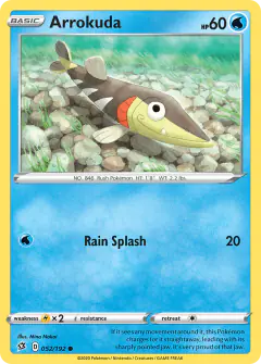 Arrokuda 052/192 Common card from Rebel Clash