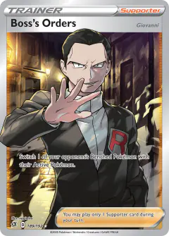 Boss's Orders card from Rebel Clash