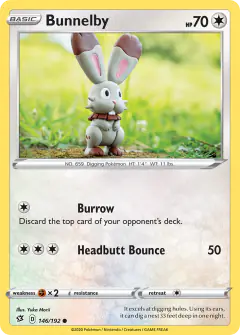 Bunnelby 146/192 Common card from Rebel Clash