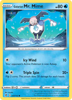 Galarian Mr. Mime 037/192 Common card from Rebel Clash