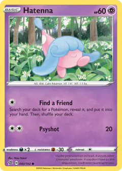 Hatenna 083/192 Common card from Rebel Clash