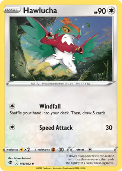 Hawlucha 148/192 Uncommon card from Rebel Clash