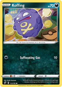 Koffing 112/192 Common card from Rebel Clash