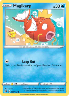 Magikarp 039/192 Common card from Rebel Clash