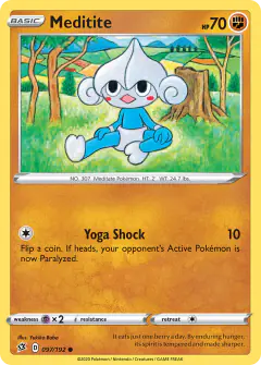 Meditite 097/192 Common card from Rebel Clash