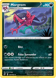 Morgrem 124/192 Uncommon card from Rebel Clash