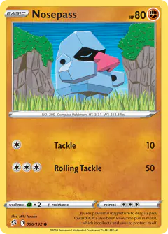 Nosepass 096/192 Common card from Rebel Clash