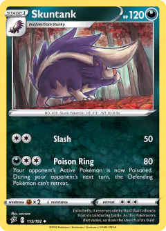 Skuntank 115/192 Uncommon card from Rebel Clash