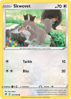Skwovet 151/192 Common card from Rebel Clash