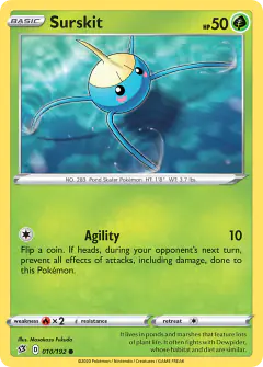 Surskit 010/192 Common card from Rebel Clash