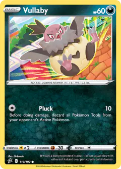 Vullaby 119/192 Common card from Rebel Clash