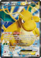 Dragonite-EX 100/096 Super Rare card from Rising Fist (Japanese)