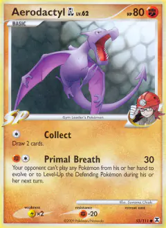 Aerodactyl GL 55/111 Common card from Rising Rivals