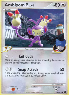 Ambipom G 56/111 Common card from Rising Rivals