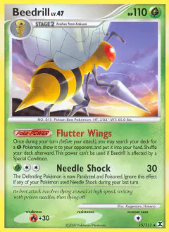 Beedrill 15/111 Rare card from Rising Rivals
