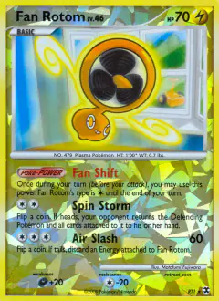Fan Rotom LV.46 RT1 Rare card from Rising Rivals