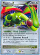 Flygon LV.X 105/111 Rare Holo LV.X card from Rising Rivals
