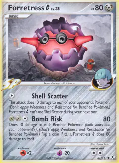 Forretress G 61/111 Common card from Rising Rivals