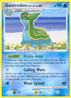 Gastrodon East Sea 21/111 Rare card from Rising Rivals