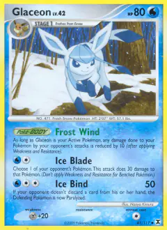 Glaceon 41/111 Uncommon card from Rising Rivals