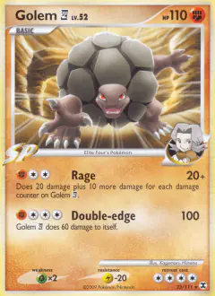 Golem E4 23/111 Rare card from Rising Rivals