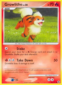 Growlithe 63/111 Common card from Rising Rivals
