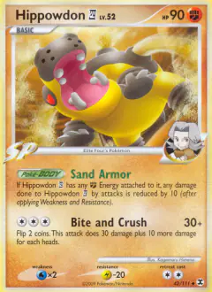 Hippowdon E4 42/111 Uncommon card from Rising Rivals