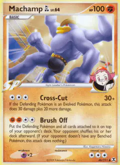 Machamp GL 46/111 Uncommon card from Rising Rivals