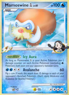 Mamoswine GL 27/111 Rare card from Rising Rivals