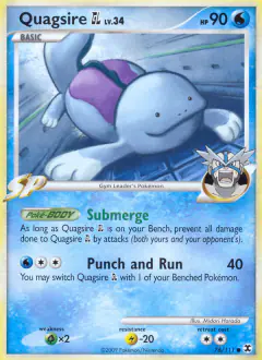 Quagsire GL 76/111 Common card from Rising Rivals
