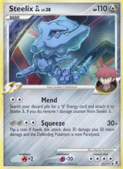 Steelix GL 51/111 Uncommon card from Rising Rivals