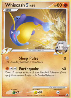 Whiscash E4 54/111 Uncommon card from Rising Rivals