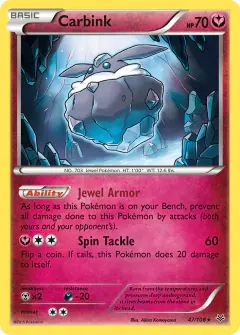 Carbink 47/108 Rare card from Roaring Skies