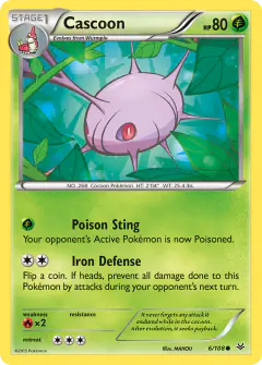 Cascoon 6/108 Common card from Roaring Skies