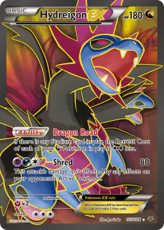 Hydreigon-EX 103/108 Rare Ultra card from Roaring Skies