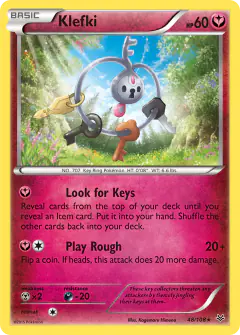 Klefki 48/108 Rare card from Roaring Skies