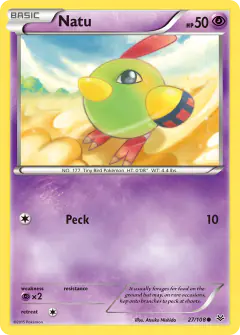 Natu 27/108 Common card from Roaring Skies