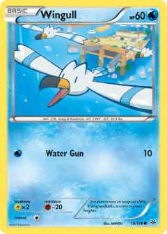Wingull 18/108 Common card from Roaring Skies