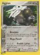 Aggron 1/109 Rare Holo card from Ruby & Sapphire