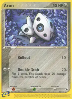 Aron 25/109 Uncommon card from Ruby & Sapphire