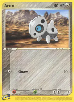 Aron 50/109 Common card from Ruby & Sapphire