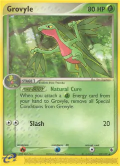 Grovyle 32/109 Uncommon card from Ruby & Sapphire